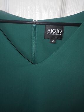 Bigio Collection Women's Teal V-Neck Tunic